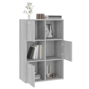 vidaXL Storage Cabinet Grey Sonoma 60x29.5x90 cm