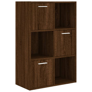 vidaXL Storage Cabinet Brown Oak 60x29.5x90 cm