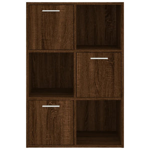 vidaXL Storage Cabinet Brown Oak 60x29.5x90 cm