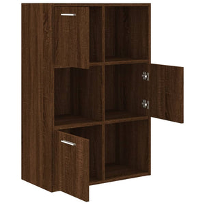 vidaXL Storage Cabinet Brown Oak 60x29.5x90 cm