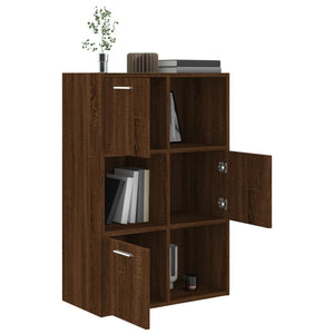 vidaXL Storage Cabinet Brown Oak 60x29.5x90 cm