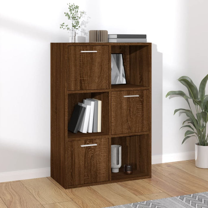 vidaXL Storage Cabinet Brown Oak 60x29.5x90 cm