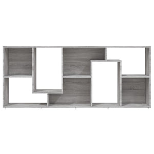 vidaXL Book Cabinet Grey Sonoma 67x24x161 cm Engineered Wood