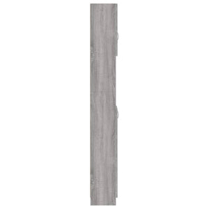 vidaXL Bathroom Cabinet Grey Sonoma 32x25.5x190 cm Engineered Wood