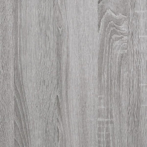 vidaXL Bathroom Cabinet Grey Sonoma 32x25.5x190 cm Engineered Wood