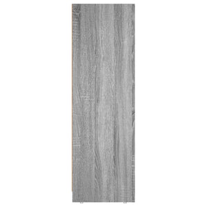 vidaXL Bathroom Cabinet Grey Sonoma 30x30x95 cm Engineered Wood