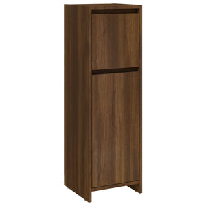 vidaXL Bathroom Cabinet Brown Oak 30x30x95 cm Engineered Wood