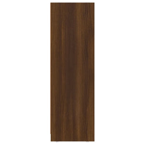 vidaXL Bathroom Cabinet Brown Oak 30x30x95 cm Engineered Wood