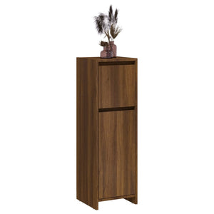 vidaXL Bathroom Cabinet Brown Oak 30x30x95 cm Engineered Wood