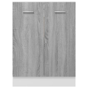 vidaXL Bottom Cabinet Grey Sonoma 60x46x81.5 cm Engineered Wood