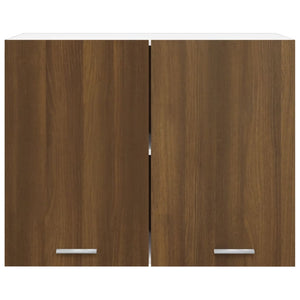 vidaXL Hanging Cabinet Brown Oak 80x31x60 cm Engineered Wood