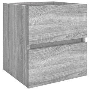 vidaXL Sink Cabinet Grey Sonoma 41x38.5x45 cm Engineered Wood