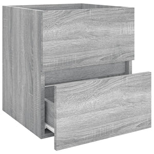 vidaXL Sink Cabinet Grey Sonoma 41x38.5x45 cm Engineered Wood