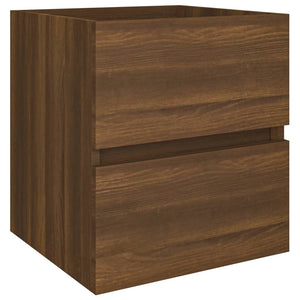 vidaXL Sink Cabinet Brown Oak 41x38.5x45 cm Engineered Wood