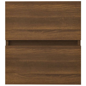 vidaXL Sink Cabinet Brown Oak 41x38.5x45 cm Engineered Wood