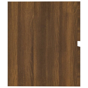 vidaXL Sink Cabinet Brown Oak 41x38.5x45 cm Engineered Wood