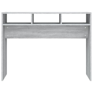 vidaXL Console Table Grey Sonoma 105x30x80 cm Engineered Wood