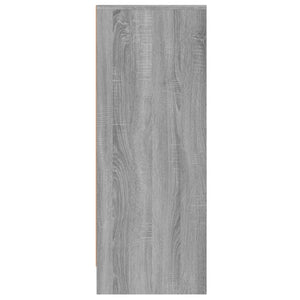 vidaXL Shoe Cabinet Grey Sonoma 60x35x92 cm Engineered Wood