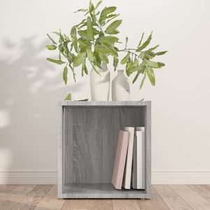 vidaXL Side Table Grey Sonoma 33x33x34.5 cm Engineered Wood