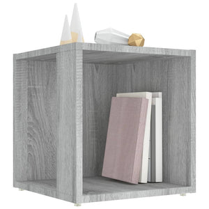 vidaXL Side Table Grey Sonoma 33x33x34.5 cm Engineered Wood