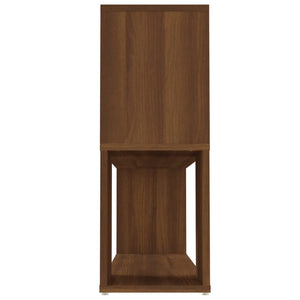 vidaXL Book Cabinet Brown Oak 100x24x63 cm Engineered Wood