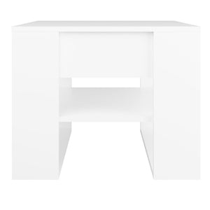 vidaXL Coffee Table White 55.5x55x45 cm Engineered Wood