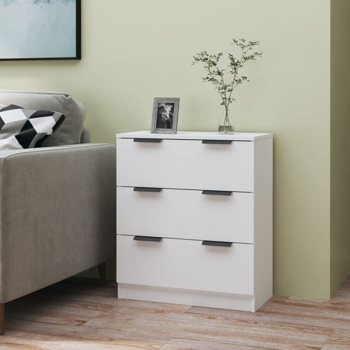 vidaXL Sideboard White 60x30x70 cm Engineered Wood