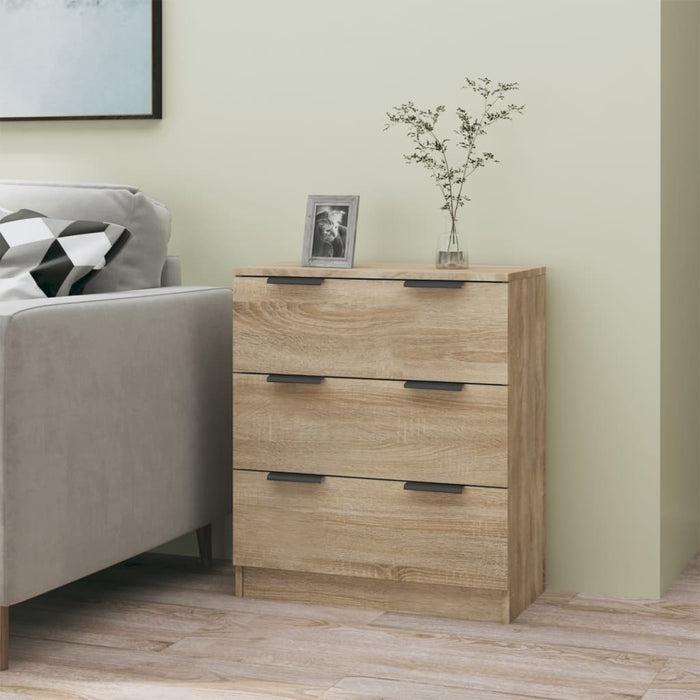 vidaXL Sideboard Sonoma Oak 60x30x70 cm Engineered Wood