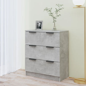 vidaXL Sideboard Concrete Grey 60x30x70 cm Engineered Wood