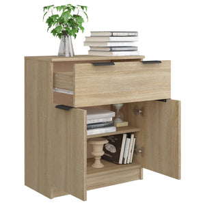 vidaXL Sideboard Sonoma Oak 60x30x70 cm Engineered Wood