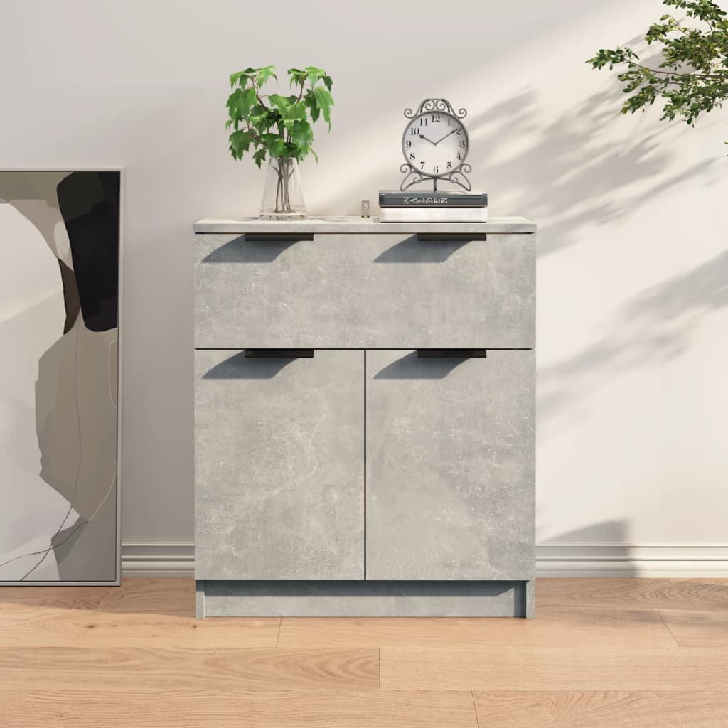 vidaXL Sideboard Concrete Grey 60x30x70 cm Engineered Wood