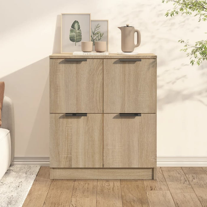 vidaXL Sideboard Sonoma Oak 60x30x70 cm Engineered Wood