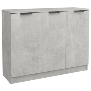 vidaXL Sideboard Concrete Grey 90.5x30x70 cm Engineered Wood