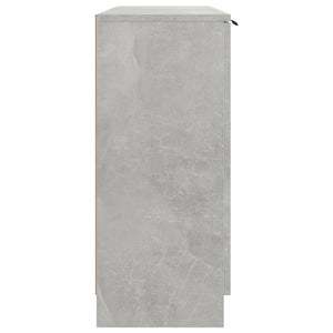 vidaXL Sideboard Concrete Grey 90.5x30x70 cm Engineered Wood