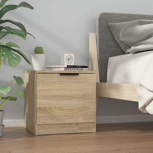 vidaXL Bedside Cabinets 2 pcs Sonoma Oak 40x39x40 cm