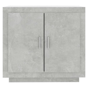 vidaXL Sideboard Concrete Grey 80x40x75 cm Engineered Wood