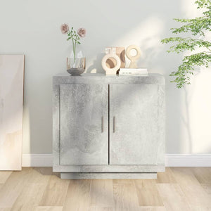 vidaXL Sideboard Concrete Grey 80x40x75 cm Engineered Wood