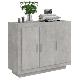 vidaXL Sideboard Concrete Grey 92x35x75 cm Engineered Wood