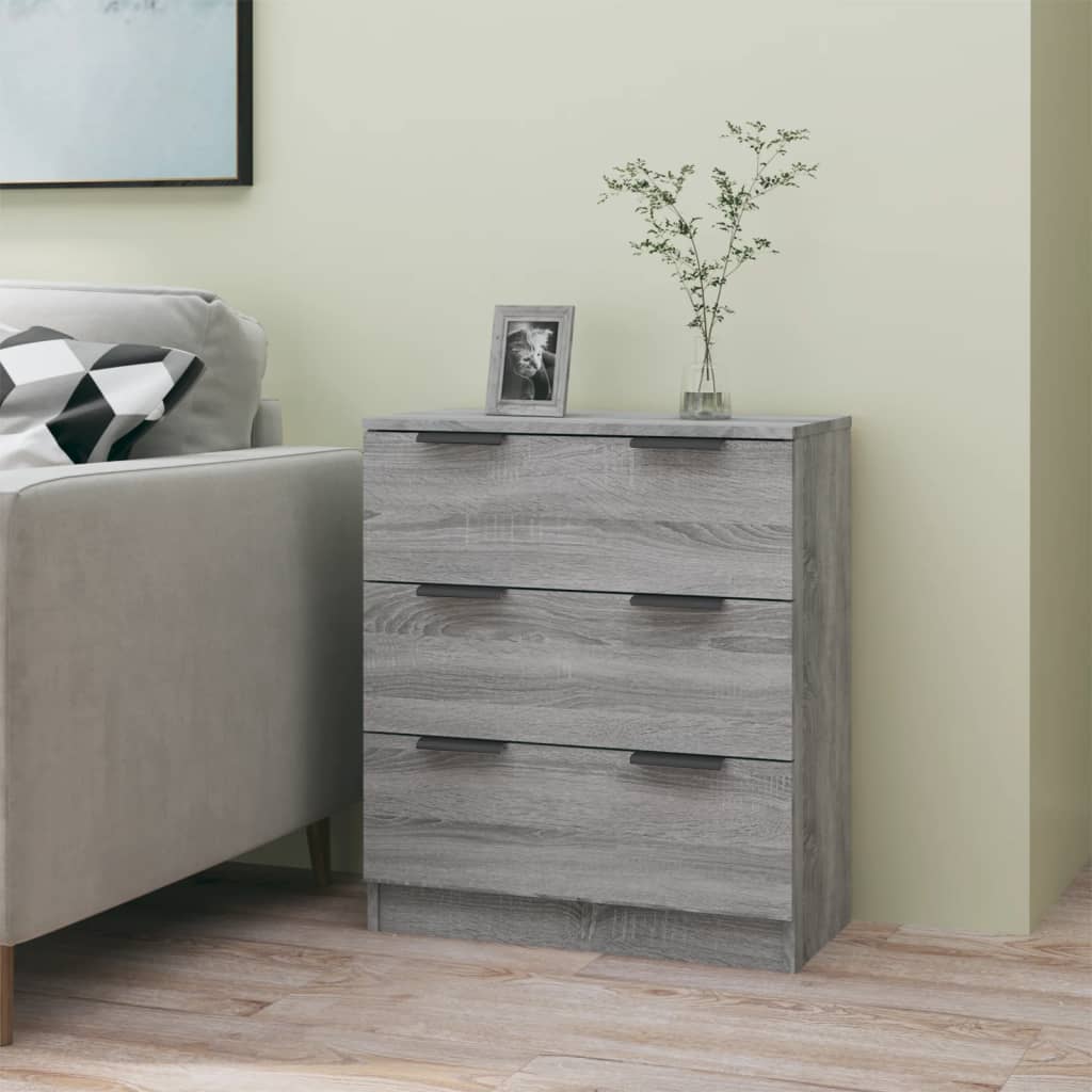 vidaXL Sideboard Grey Sonoma 60x30x70 cm Engineered Wood