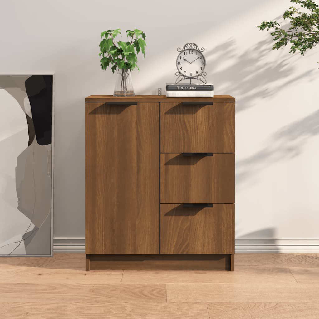 vidaXL Sideboard Brown Oak Engineered Wood