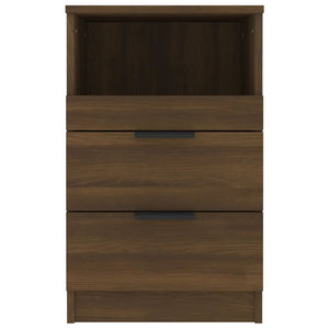 vidaXL Bedside Cabinet Brown Oak Engineered Wood