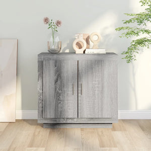 vidaXL Sideboard Grey Sonoma 80x40x75 cm Engineered Wood