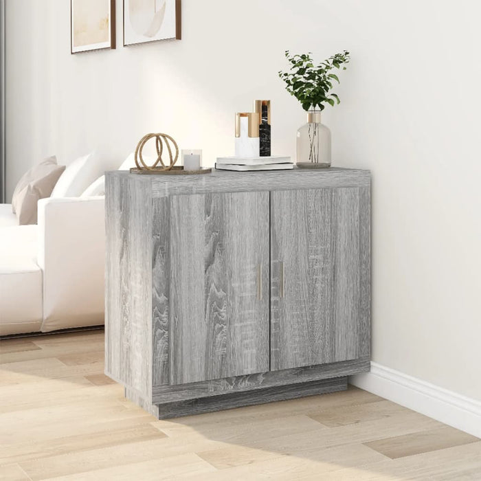 vidaXL Sideboard Grey Sonoma 80x40x75 cm Engineered Wood