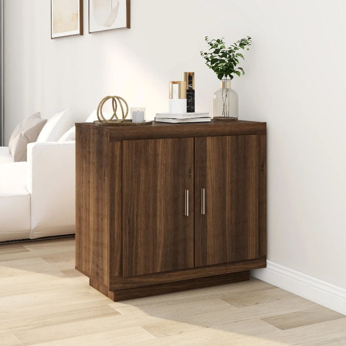 vidaXL Sideboard Brown Oak 80x40x75 cm Engineered Wood