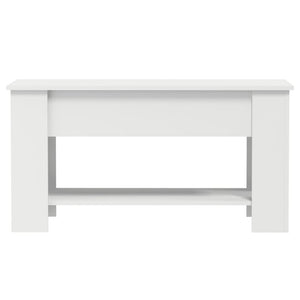 vidaXL Coffee Table White 101x49x52 cm Engineered Wood