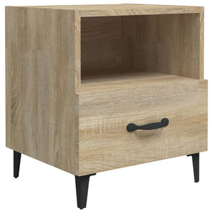 vidaXL Bedside Cabinets 2 pcs Sonoma Oak Engineered Wood