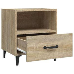 vidaXL Bedside Cabinets 2 pcs Sonoma Oak Engineered Wood