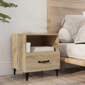 vidaXL Bedside Cabinets 2 pcs Sonoma Oak Engineered Wood