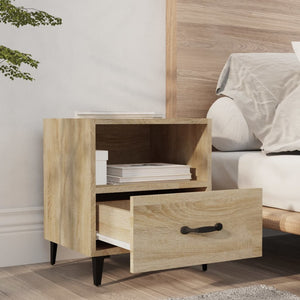 vidaXL Bedside Cabinets 2 pcs Sonoma Oak Engineered Wood