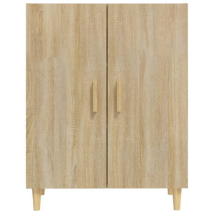 vidaXL Sideboard Sonoma Oak 70x34x90 cm Engineered Wood